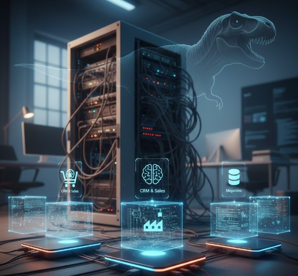 La fine dei Dinosauri: Perché l'Architettura a Microservizi uccide i vecchi Server