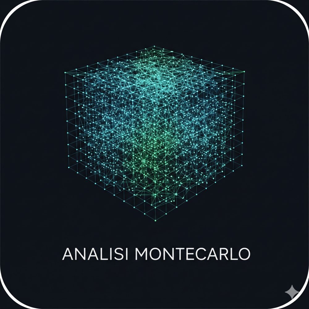 Icona Analisi Montecarlo con Algoritmi AI